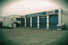Přestavba zákaznické centra DAF - Exteriér