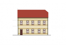 Rekonstrukce rodinného domu v Lysolajích - Jižní pohled